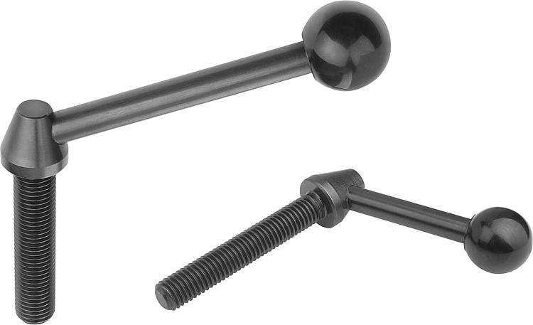 Steel clamping lever